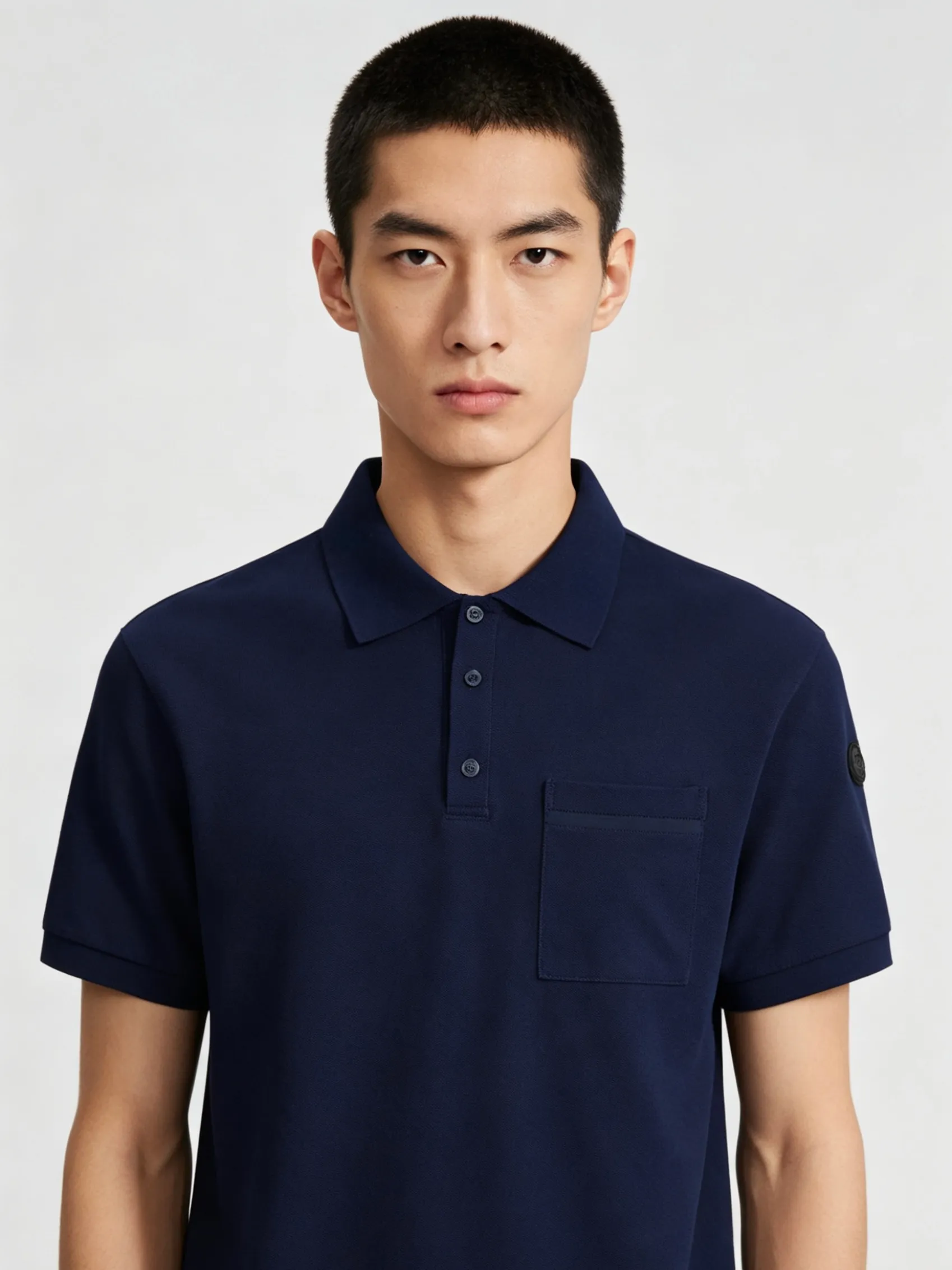 MONCLER logo polo
